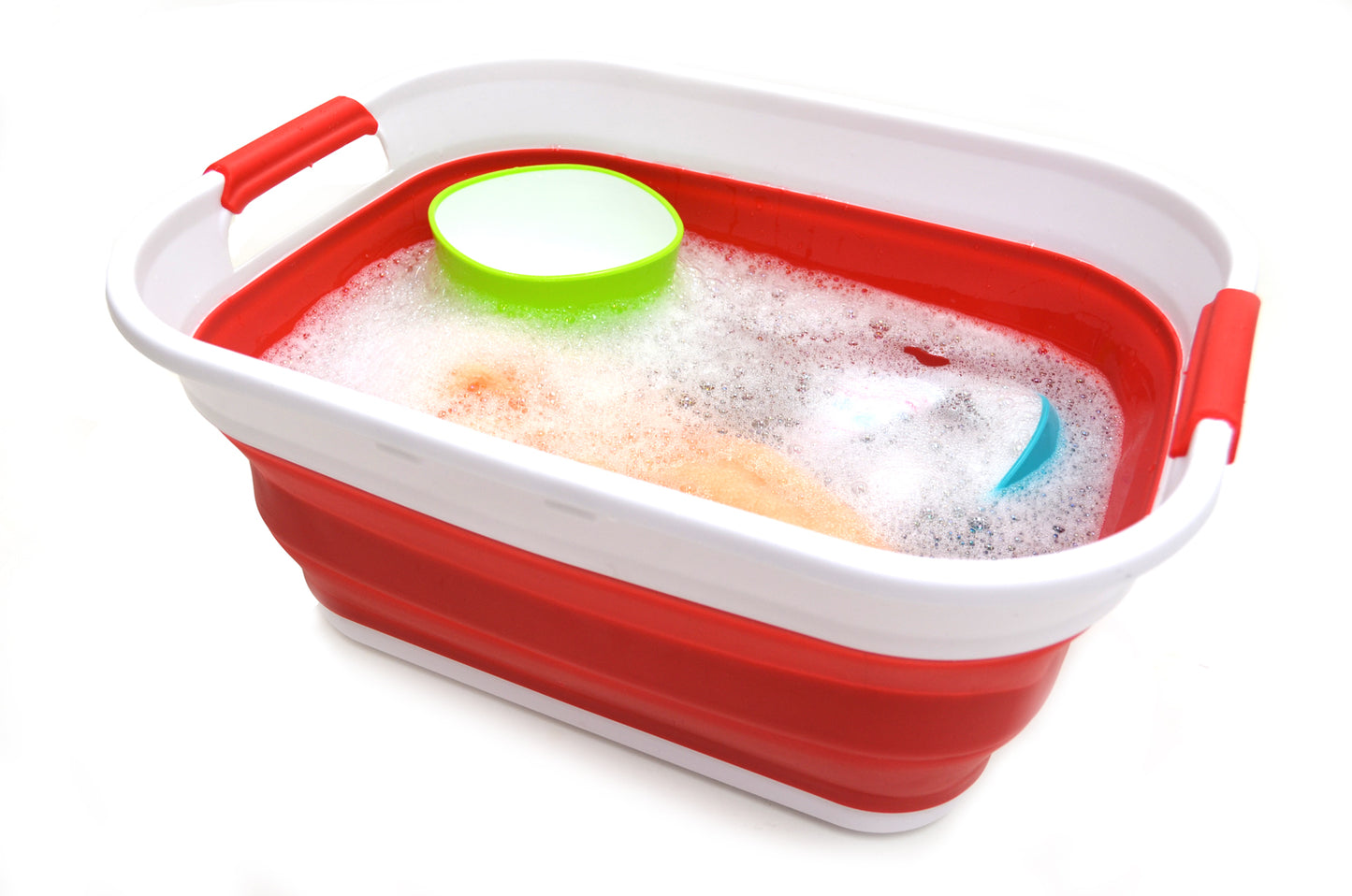 SAMMART 17.5L (4.6 Gallon) Collapsible/Foldable/Pop Up/Portable Washing Tub, Water Capacity 13.5L/3.5 Gallon