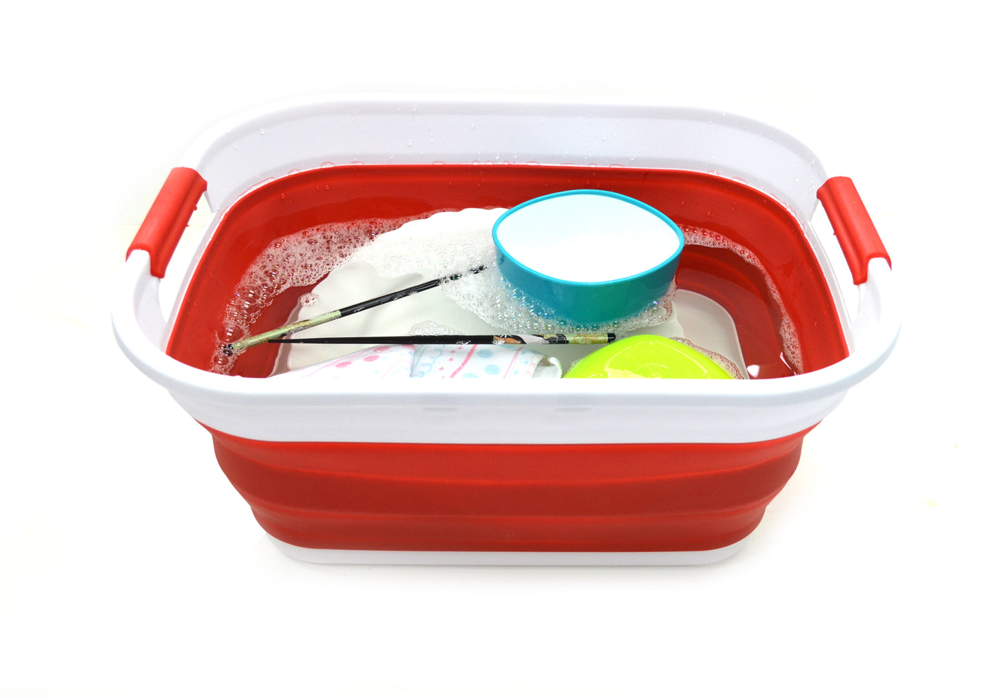 SAMMART 17.5L (4.6 Gallon) Collapsible/Foldable/Pop Up/Portable Washing Tub, Water Capacity 13.5L/3.5 Gallon