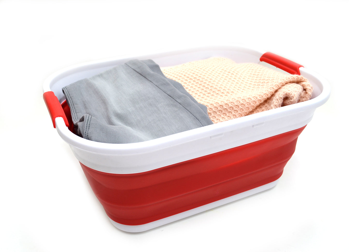 SAMMART 17.5L (4.6 Gallon) Collapsible/Foldable/Pop Up/Portable Washing Tub, Water Capacity 13.5L/3.5 Gallon