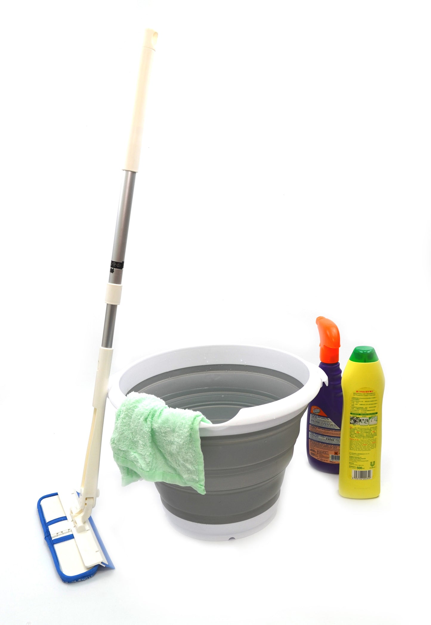 SAMMART 10L (2.64Gallon) Collapsible Fishing Bucket - Foldable Round Tub - Portable Plastic Water Pail - Space Saving Outdoor Waterpot - Trunk Organizer