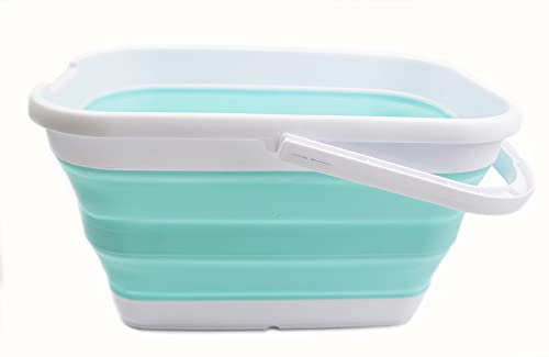 SAMMART 12L (3.17 Gallon) Collapsible Rectangular Handy Basket/Bucket