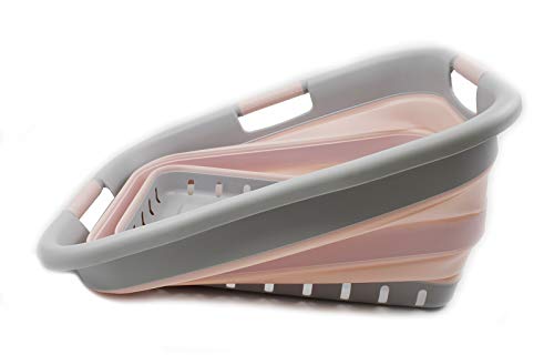 SAMMART 41L (10.8 gallon) Collapsible Plastic Laundry Basket - Foldable Pop Up Storage Container/Organizer - Portable Washing Tub - Space Saving Hamper/Basket