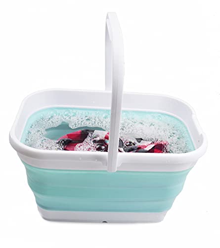 SAMMART 12L (3.17 Gallon) Collapsible Rectangular Handy Basket/Bucket