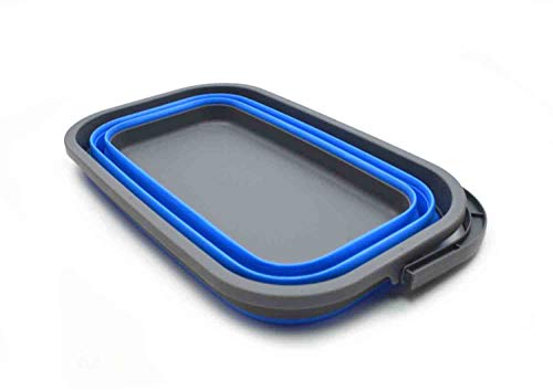 SAMMART 11.6L (3.06 Gallon) Collapsible Rectangular Handy Basket/Bucket