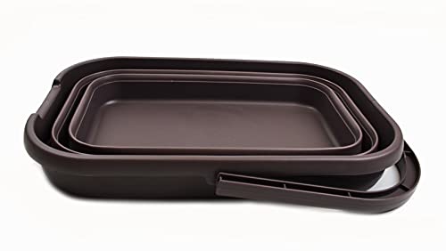 SAMMART 12L (3.17 Gallon) Collapsible Rectangular Handy Basket/Bucket