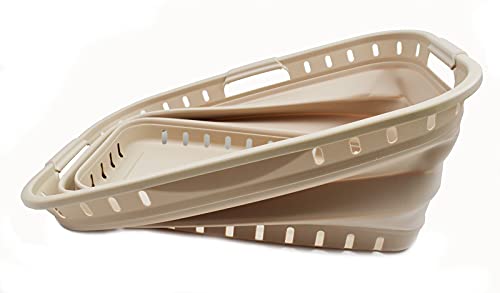 SAMMART 44L (11.62 gallon) Collapsible Plastic Laundry Basket - Foldable Pop Up Storage Container/Organizer - Portable Washing Tub - Space Saving Hamper/Basket