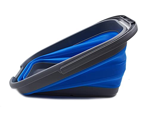 SAMMART 12L (3.1 Gallon) Collapsible Rectangular Handy Basket/Bucket