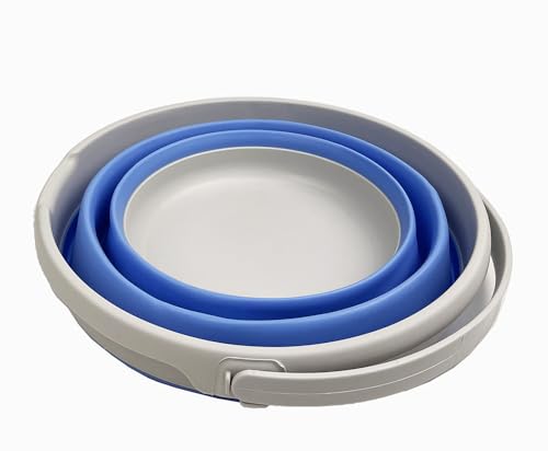 SAMMART 10L (2.6 Gallon) Collapsible Plastic Bucket