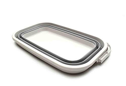 SAMMART 11.6L (3.06 Gallon) Collapsible Rectangular Handy Basket/Bucket