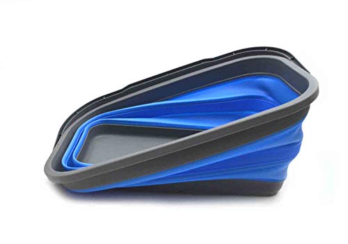 SAMMART 11.6L (3.06 Gallon) Collapsible Rectangular Handy Basket/Bucket