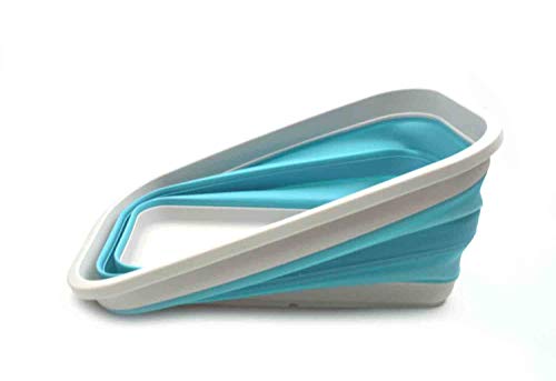 SAMMART 11.6L (3.06 Gallon) Collapsible Rectangular Handy Basket/Bucket