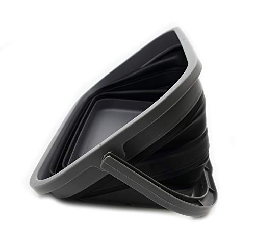 SAMMART 11.6L (3.06 Gallon) Collapsible Rectangular Handy Basket/Bucket
