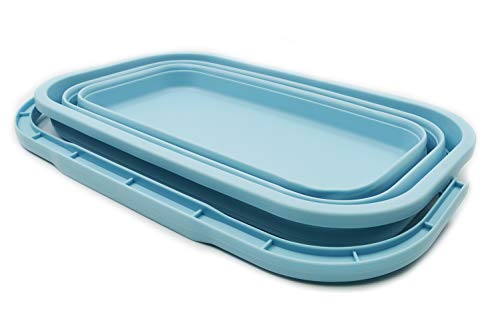 SAMMART 11.6L (3.06 Gallon) Collapsible Rectangular Handy Basket/Bucket