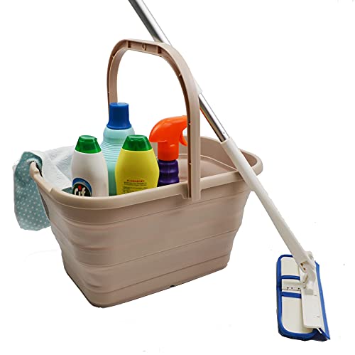 SAMMART 12L (3.1 Gallon) Collapsible Rectangular Handy Basket/Bucket