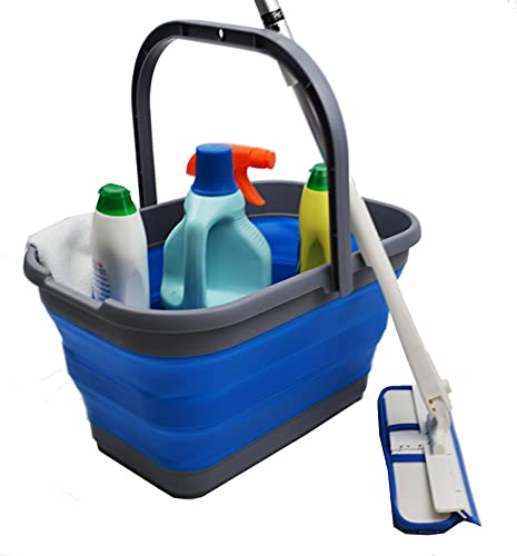 SAMMART 12L (3.1 Gallon) Collapsible Rectangular Handy Basket/Bucket