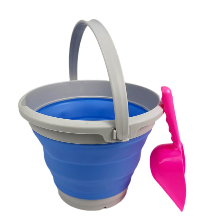 SAMMART 5.5L (1.4 Gallon) Collapsible Plastic Bucket