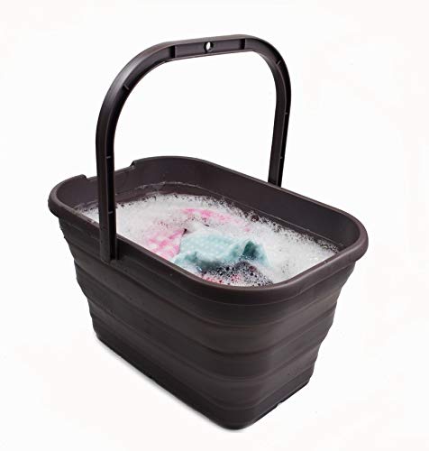 SAMMART 12L (3.17 Gallon) Collapsible Rectangular Handy Basket/Bucket