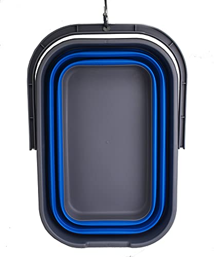 SAMMART 12L (3.1 Gallon) Collapsible Rectangular Handy Basket/Bucket