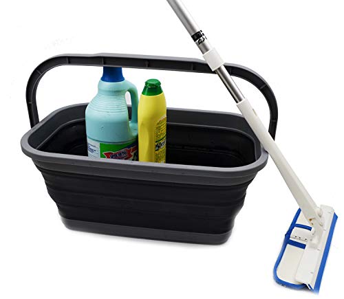 SAMMART 11.6L (3.06 Gallon) Collapsible Rectangular Handy Basket/Bucket