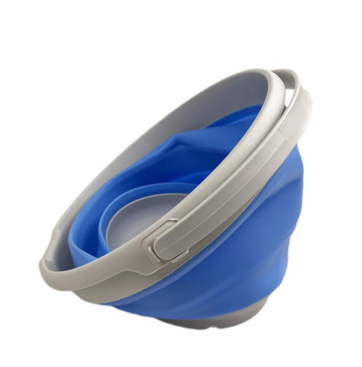 SAMMART 10L (2.6 Gallon) Collapsible Plastic Bucket