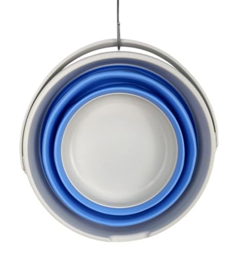 SAMMART 10L (2.6 Gallon) Collapsible Plastic Bucket