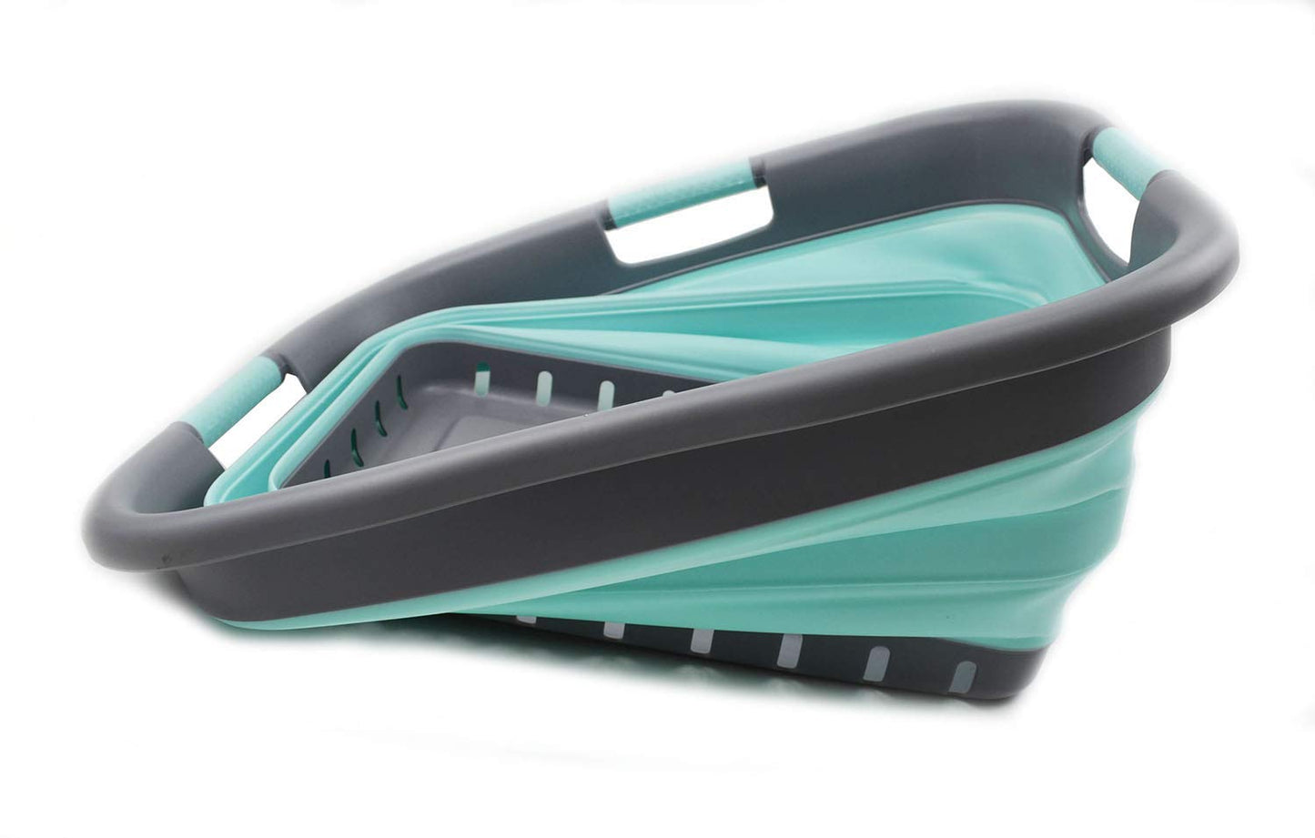 SAMMART 41L (10.8 gallon) Collapsible Plastic Laundry Basket - Foldable Pop Up Storage Container/Organizer - Portable Washing Tub - Space Saving Hamper/Basket