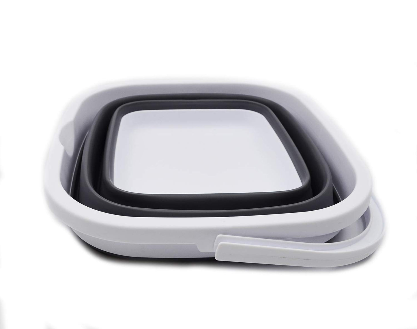 SAMMART 10L (2.6 Gallon) Collapsible Rectangular Handy Basket/Bucket