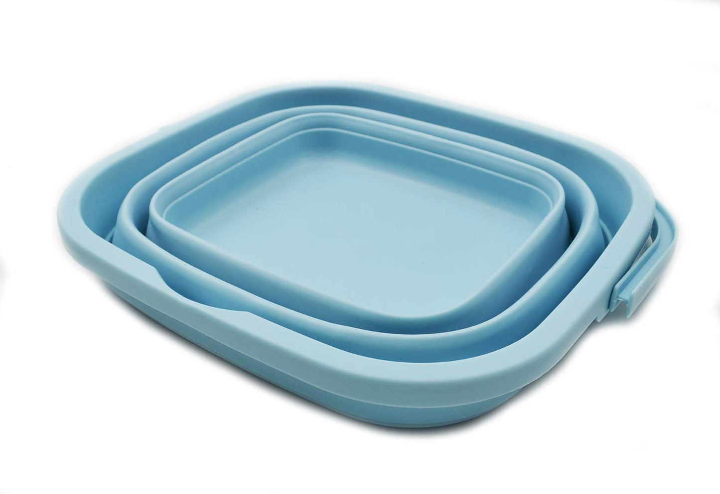 SAMMART 10L (2.6 Gallon) Collapsible Rectangular Handy Basket/Bucket