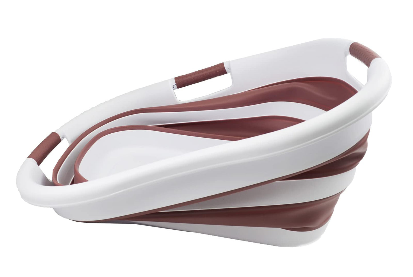 SAMMART 40L (10.5 gallon) Collapsible Plastic Laundry Basket - Foldable Pop Up Storage Container/Organizer - Portable Washing Tub - Space Saving Hamper/Basket