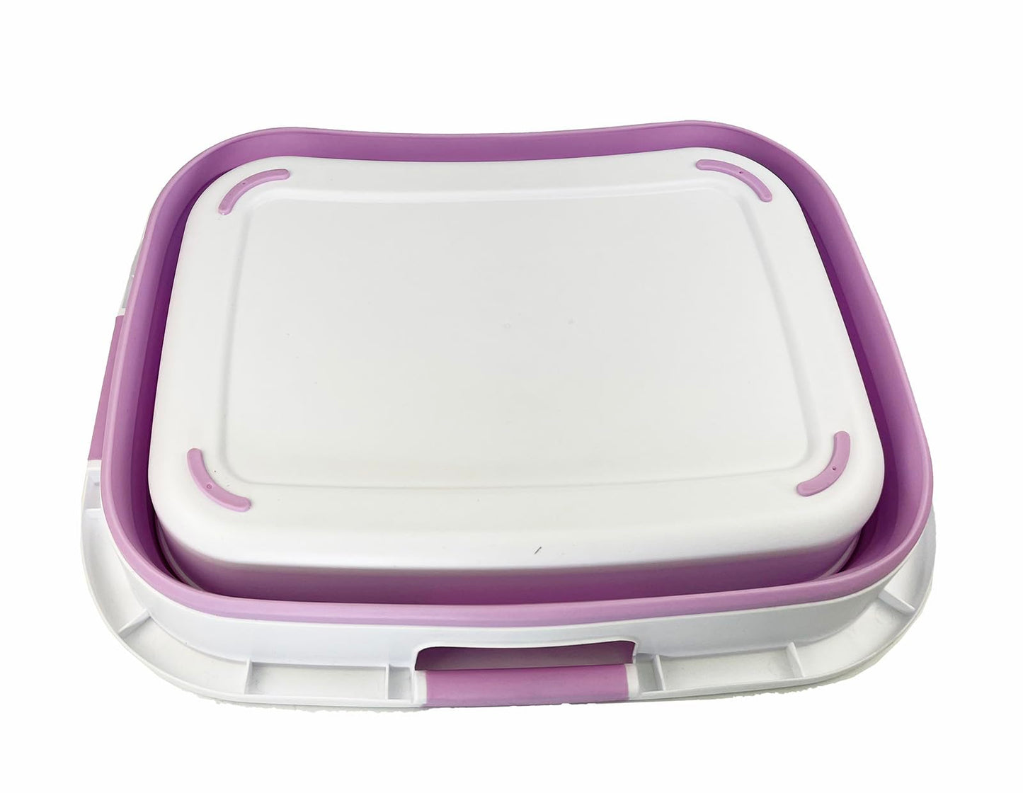 SAMMART 30L (7.9 gallon) Collapsible Plastic Laundry Basket - Foldable Pop Up Storage Container/Organizer - Portable Washing Tub - Space Saving Hamper/Basket