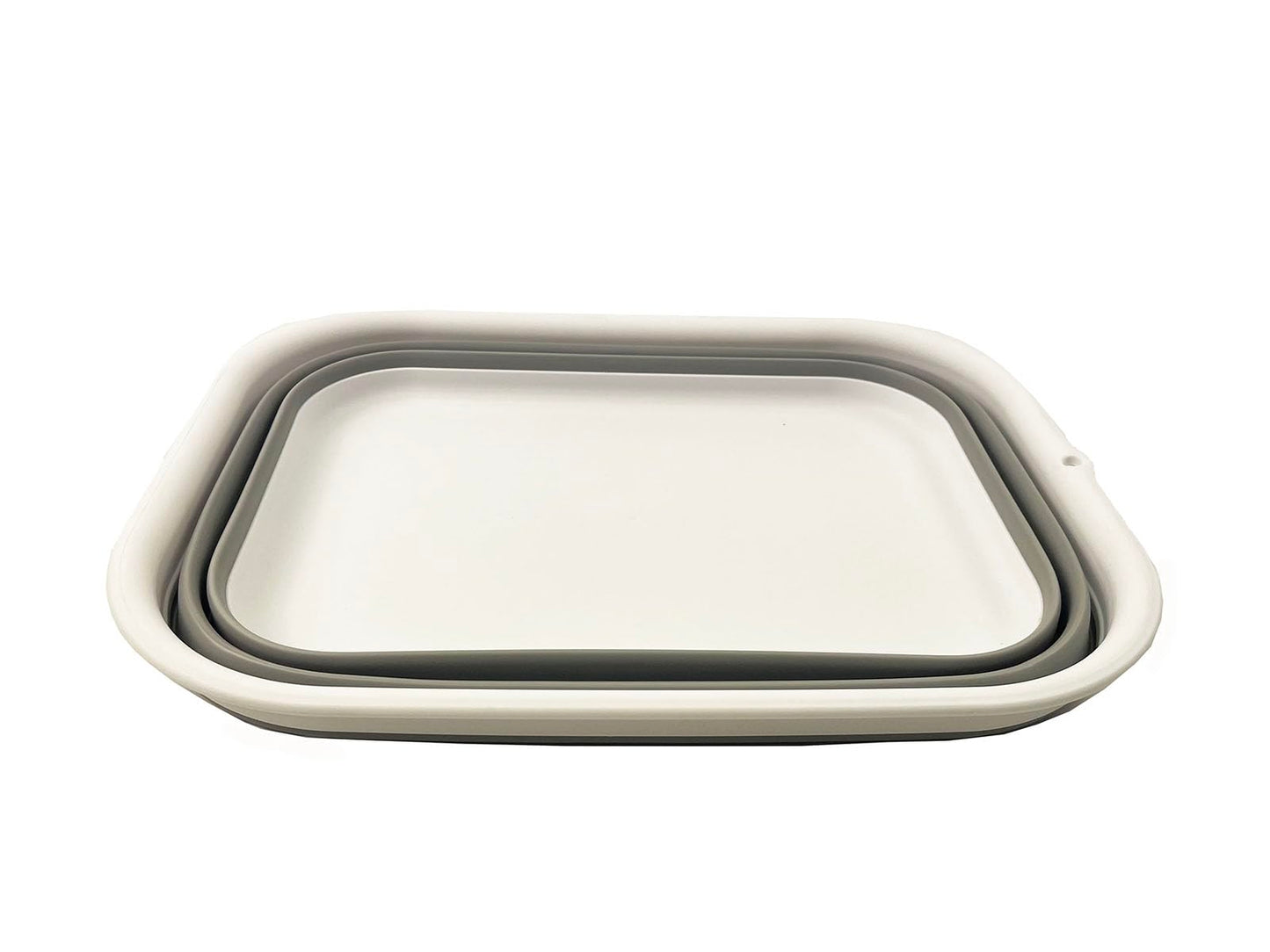 SAMMART 12L (3.17 Gallon) Collapsible Tub - Foldable Dish Tub - Portable Washing Basin - Space Saving Plastic Washtub