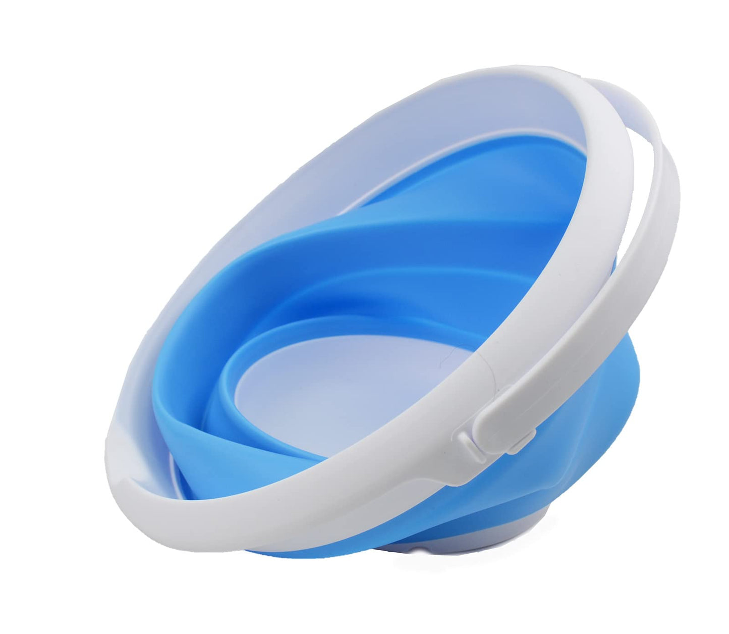 SAMMART 8.5L (2.2 Gallon) Collapsible Plastic Bucket - Foldable Round Tub - Portable Fishing Water Pail - Space Saving Outdoor Waterpot. Size 31cm Dia