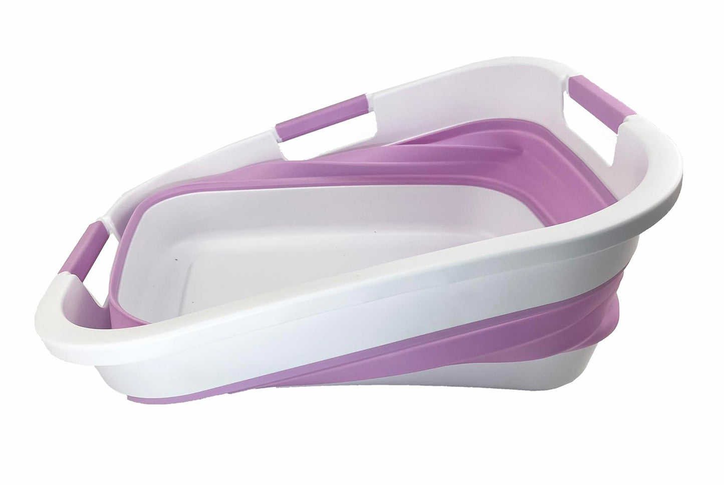 SAMMART 30L (7.9 gallon) Collapsible Plastic Laundry Basket - Foldable Pop Up Storage Container/Organizer - Portable Washing Tub - Space Saving Hamper/Basket