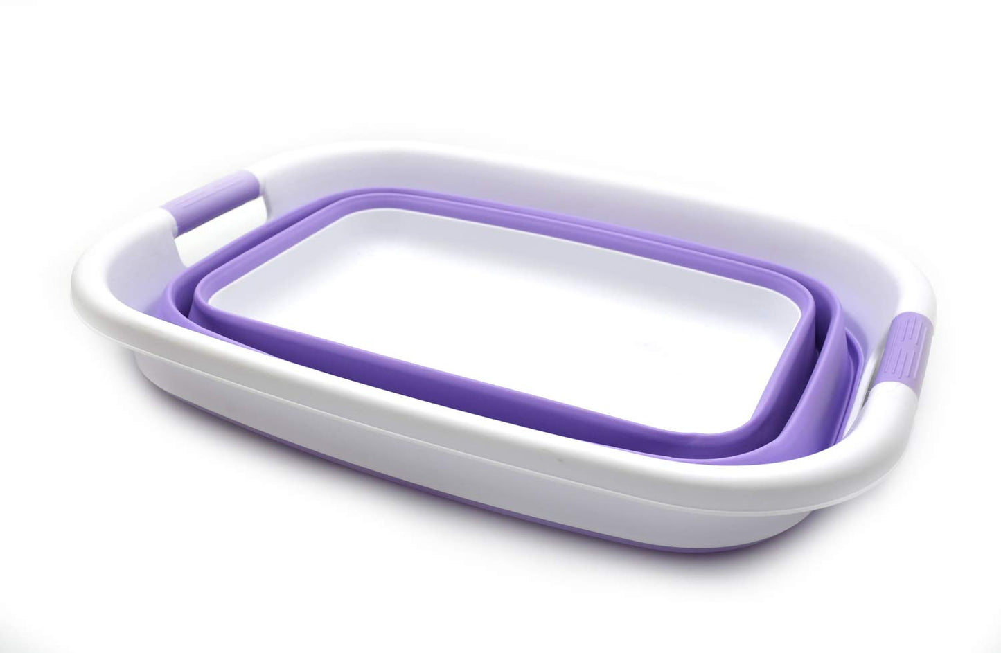 SAMMART 31L (8.1 gallon) Collapsible Plastic Laundry Basket-Pop Up Storage Container - Portable Washing Tub - Space Saving Hamper/Basket, Water capacity: 23L (6 gallon)