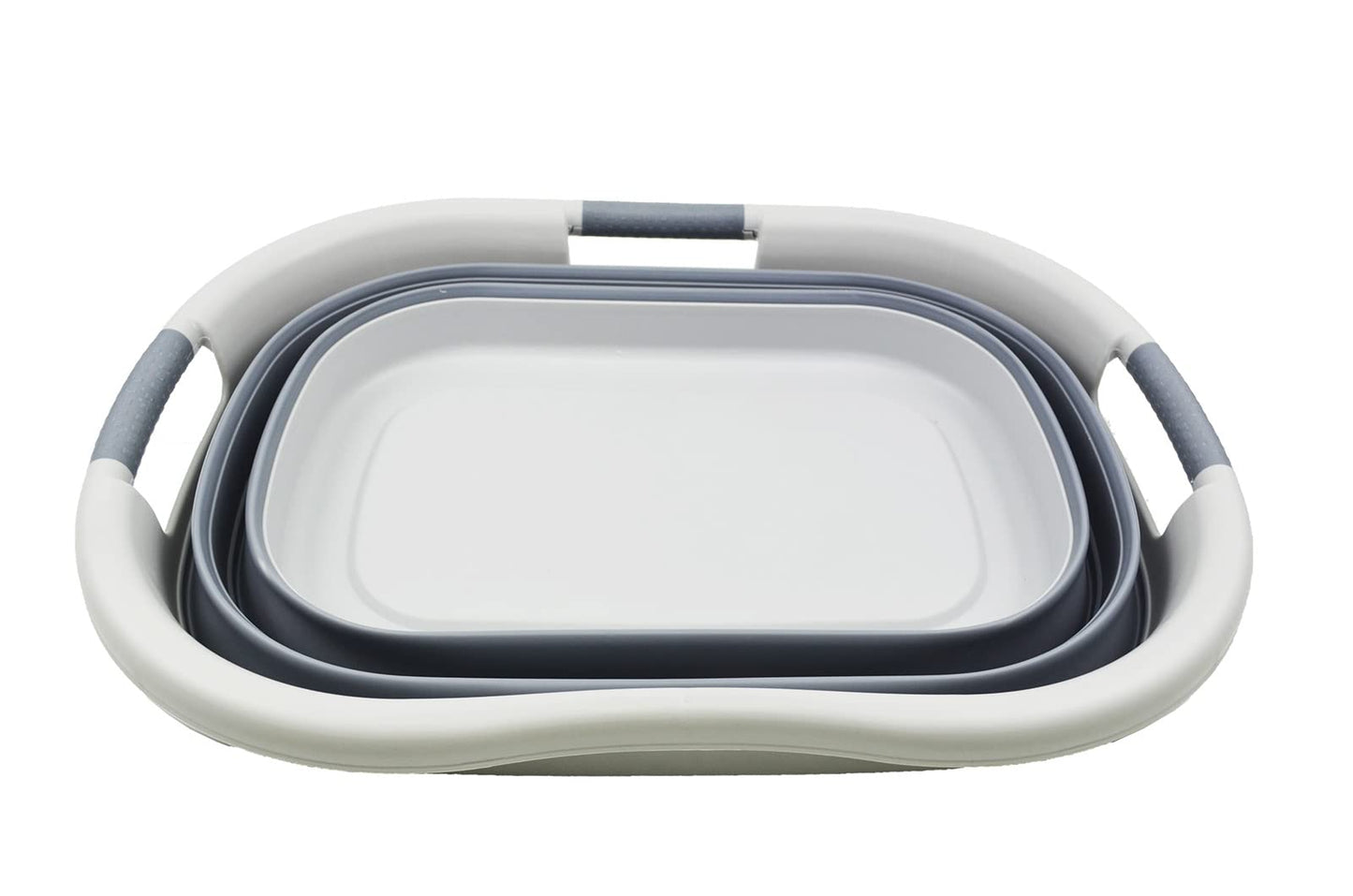 SAMMART 40L (10.5 gallon) Collapsible Plastic Laundry Basket - Foldable Pop Up Storage Container/Organizer - Portable Washing Tub - Space Saving Hamper/Basket