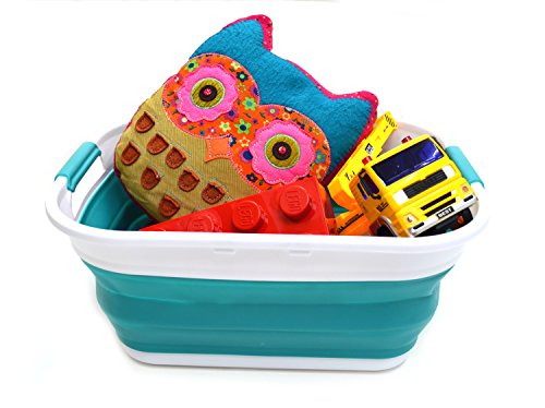 SAMMART 17.5L (4.6 Gallon) Collapsible/Foldable/Pop Up/Portable Washing Tub, Water Capacity 13.5L/3.5 Gallon