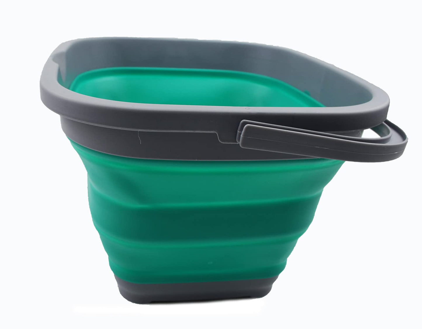 SAMMART 10L (2.6 Gallon) Collapsible Rectangular Handy Basket/Bucket