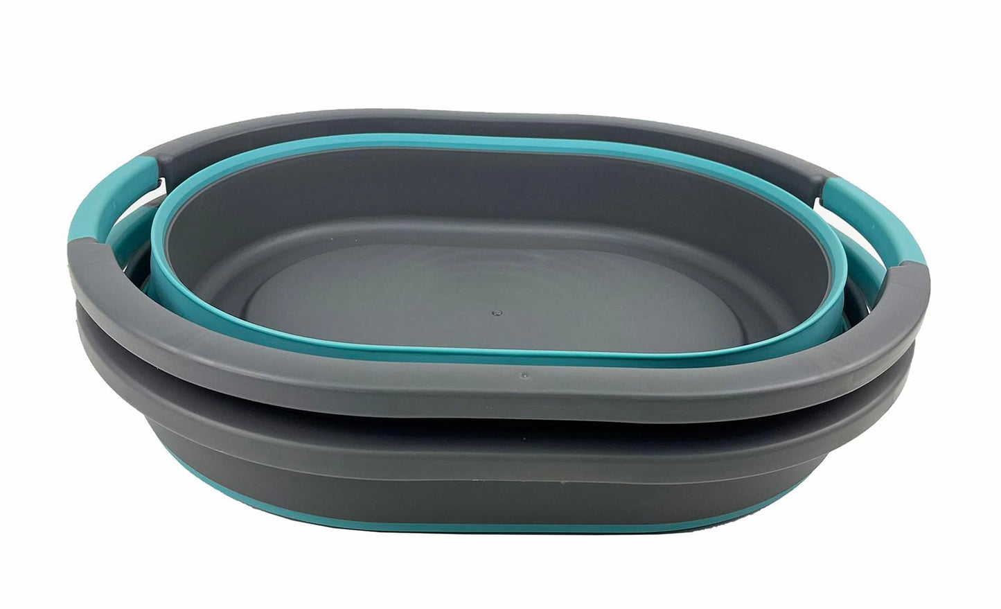 SAMMART 23L (6 gallon) Collapsible Plastic Laundry Basket - Foldable Pop Up Storage Container/Organizer - Portable Washing Tub - Space Saving Hamper/Basket