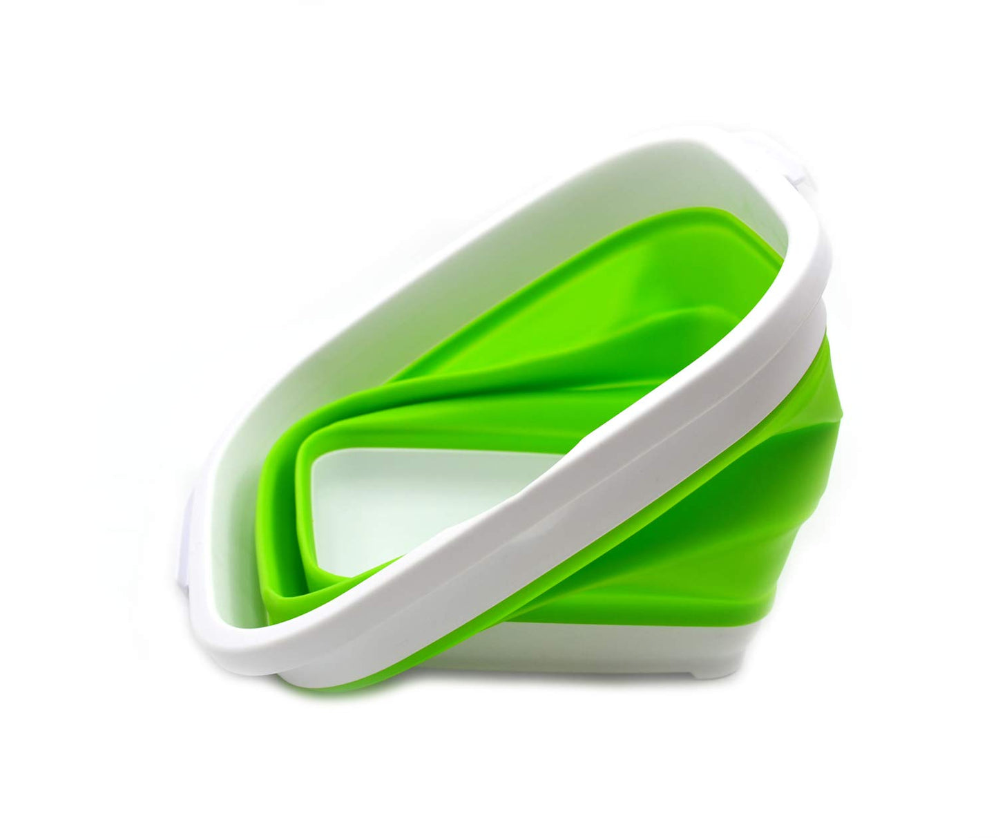 SAMMART 10L (2.6 Gallon) Collapsible Rectangular Handy Basket/Bucket