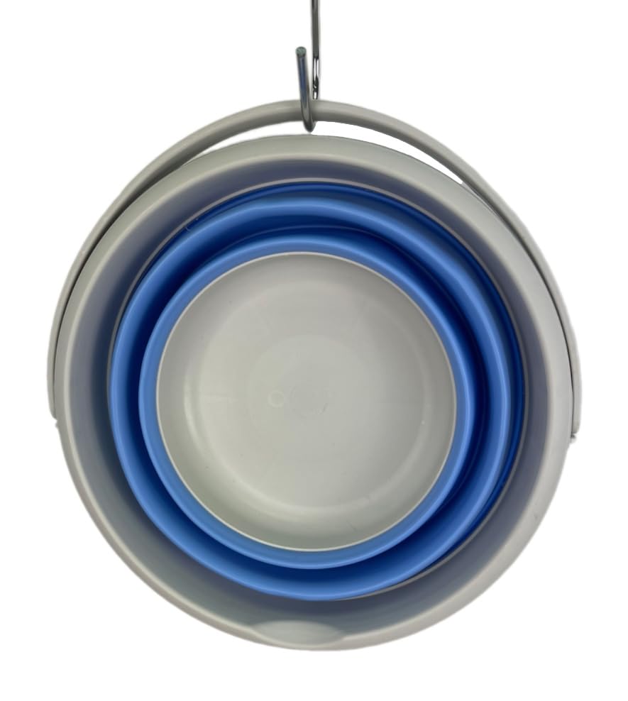 SAMMART 5.5L (1.4 Gallon) Collapsible Plastic Bucket