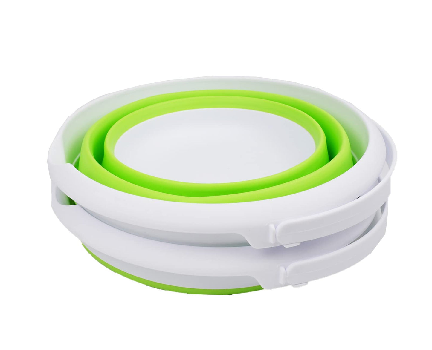 SAMMART 8.5L (2.2 Gallon) Collapsible Plastic Bucket - Foldable Round Tub - Portable Fishing Water Pail - Space Saving Outdoor Waterpot. Size 31cm Dia