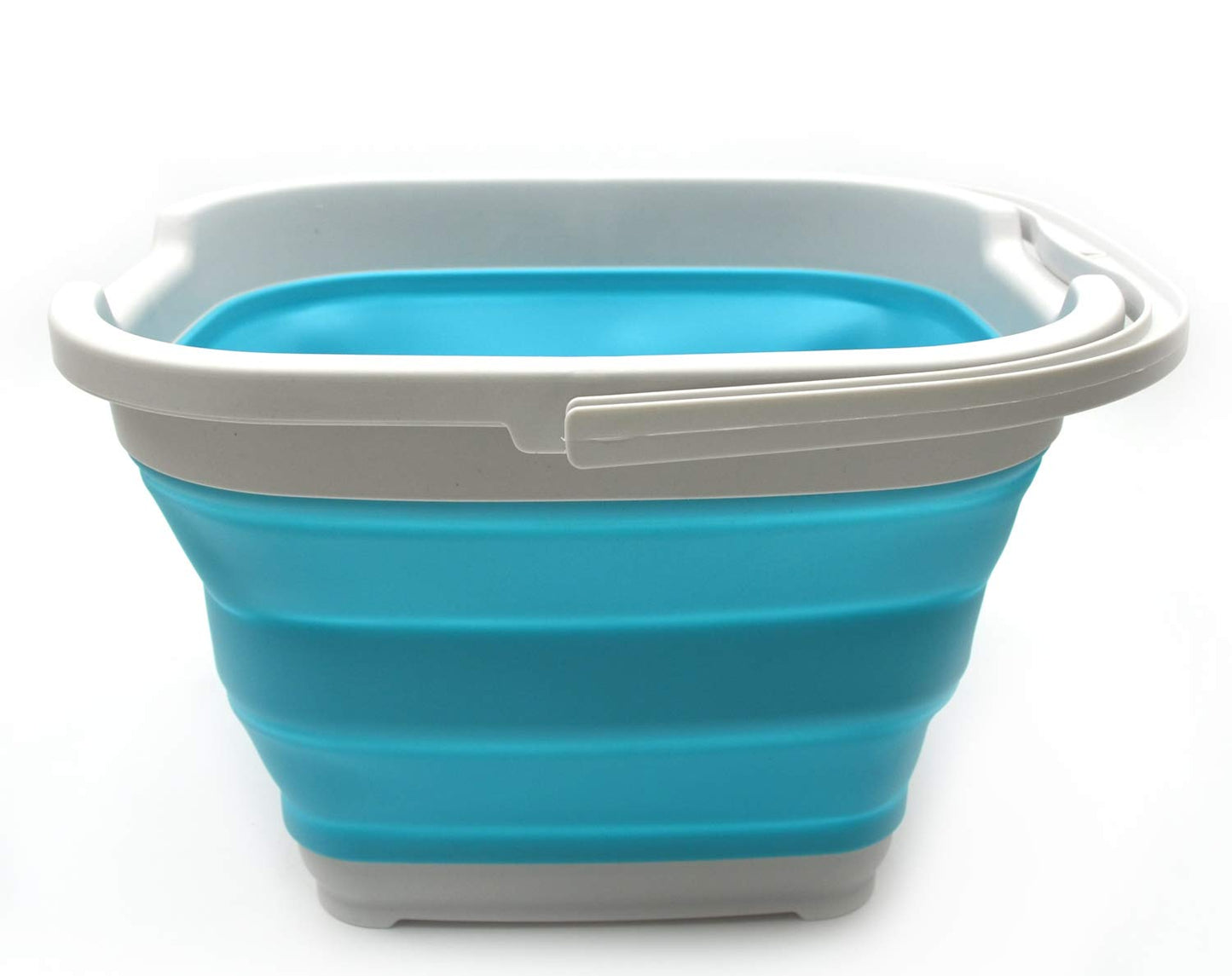 SAMMART 10L (2.6 Gallon) Collapsible Rectangular Handy Basket/Bucket