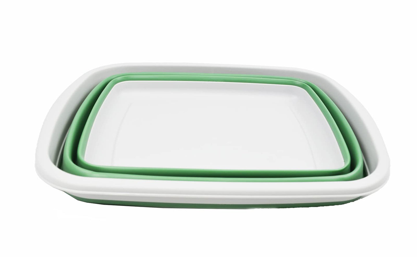 SAMMART 10L (2.6 Gallons) Collapsible Tub - Foldable Dish Tub - Portable Washing Basin - Space Saving Plastic Washtub