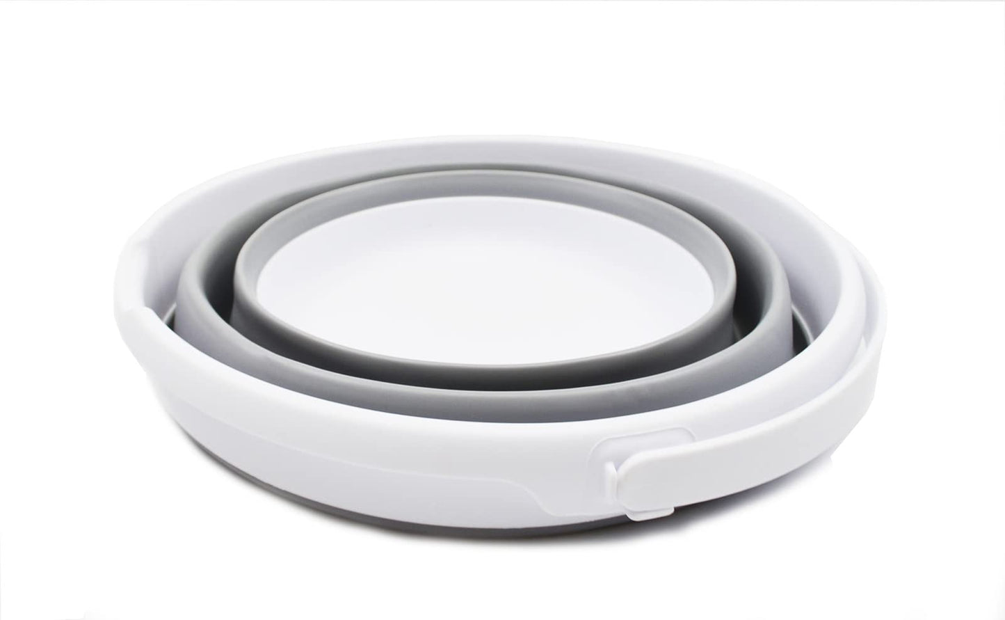 Collpasible Bucket (10L Collapsible Bucket (White/Grey))