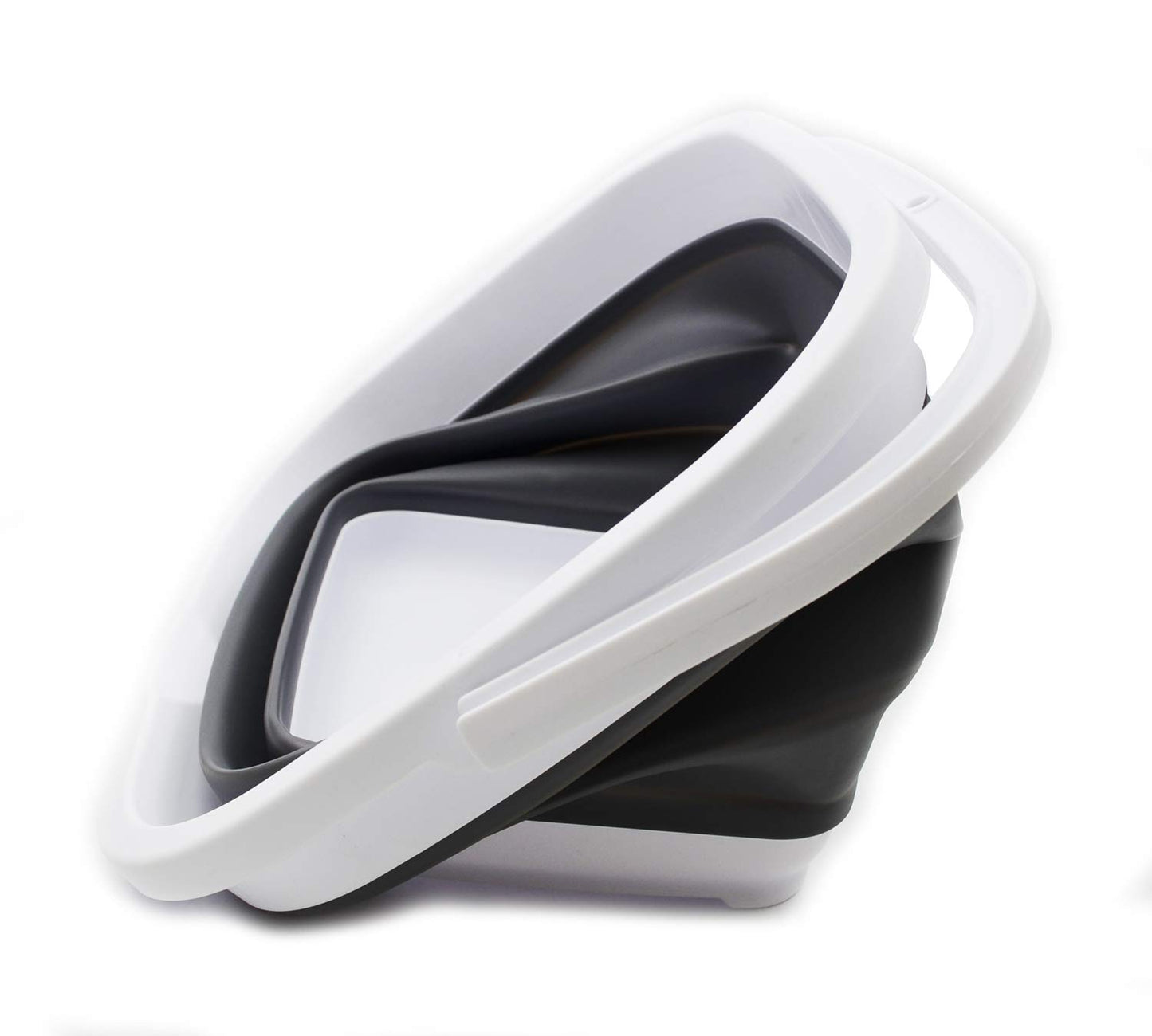 SAMMART 10L (2.6 Gallon) Collapsible Rectangular Handy Basket/Bucket