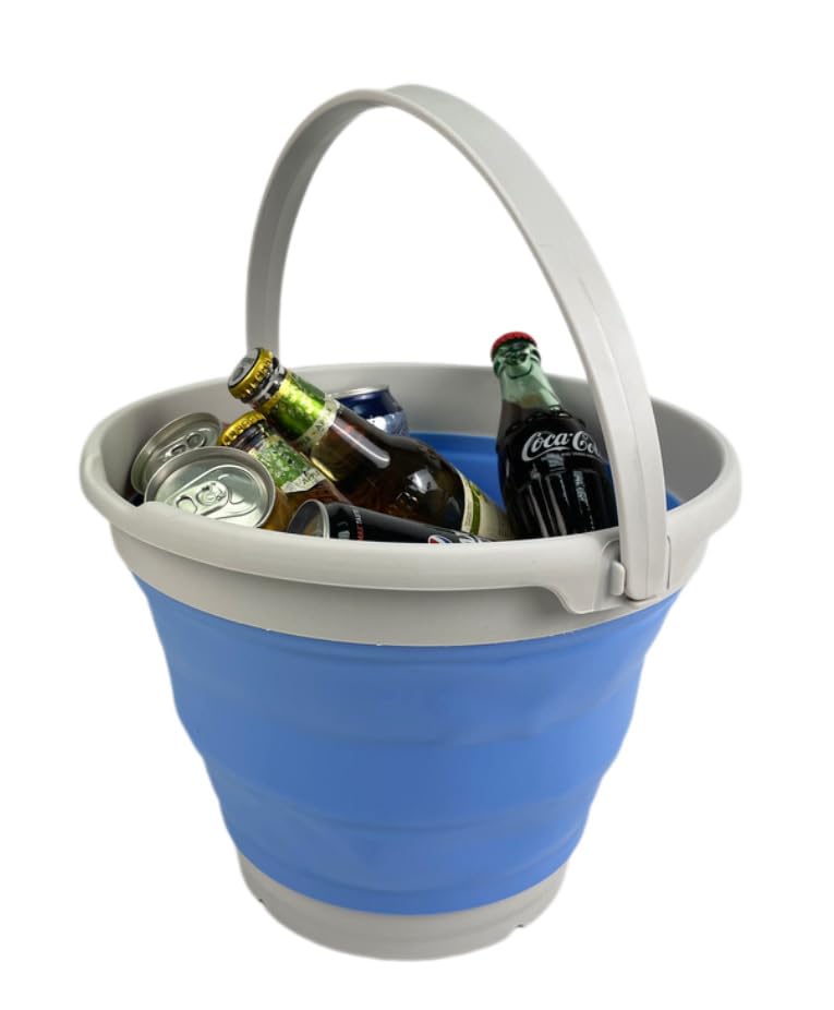 SAMMART 10L (2.6 Gallon) Collapsible Plastic Bucket