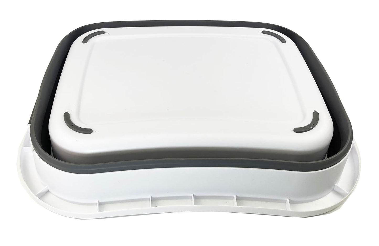 SAMMART 30L (7.9 gallon) Collapsible Plastic Laundry Basket - Foldable Pop Up Storage Container/Organizer - Portable Washing Tub - Space Saving Hamper/Basket