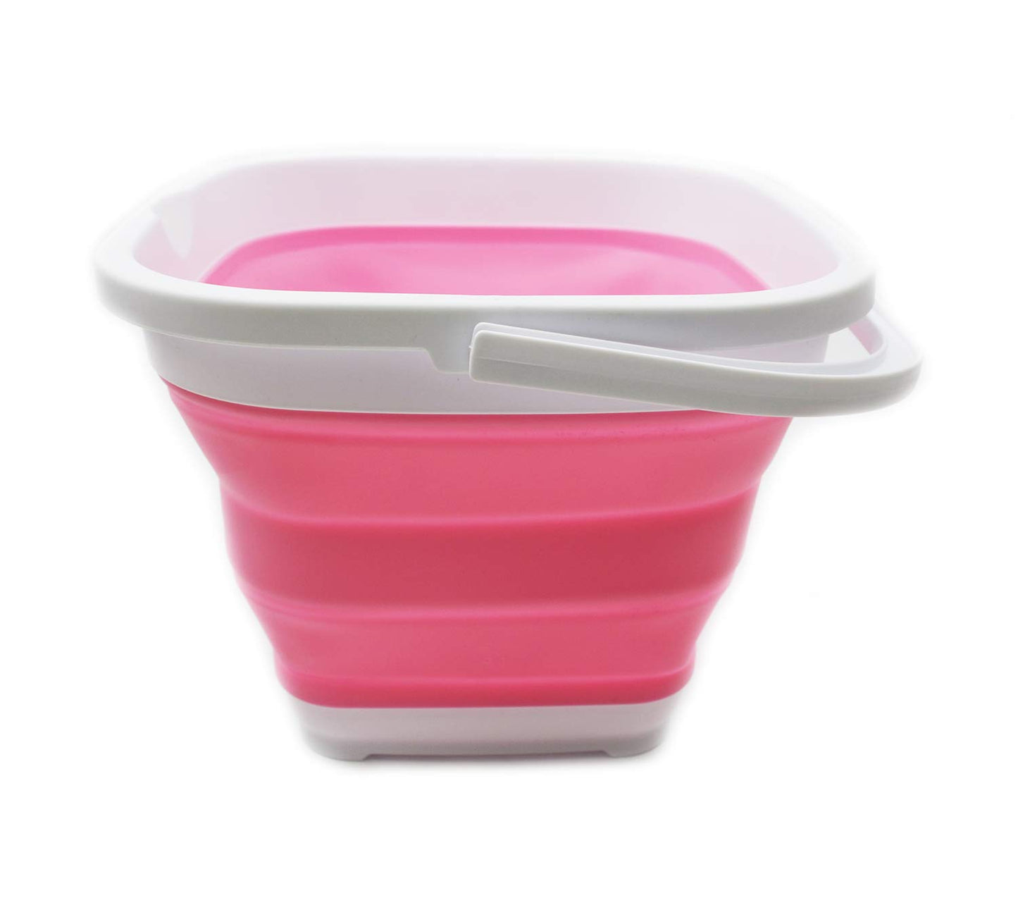 SAMMART 10L (2.6 Gallon) Collapsible Rectangular Handy Basket/Bucket