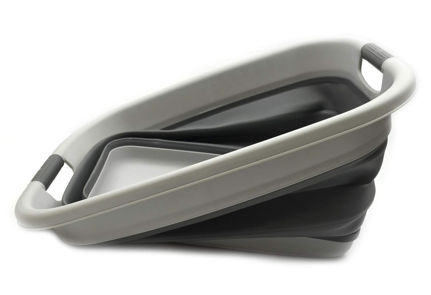 SAMMART 31L (8.1 gallon) Collapsible Plastic Laundry Basket-Pop Up Storage Container - Portable Washing Tub - Space Saving Hamper/Basket, Water capacity: 23L (6 gallon)