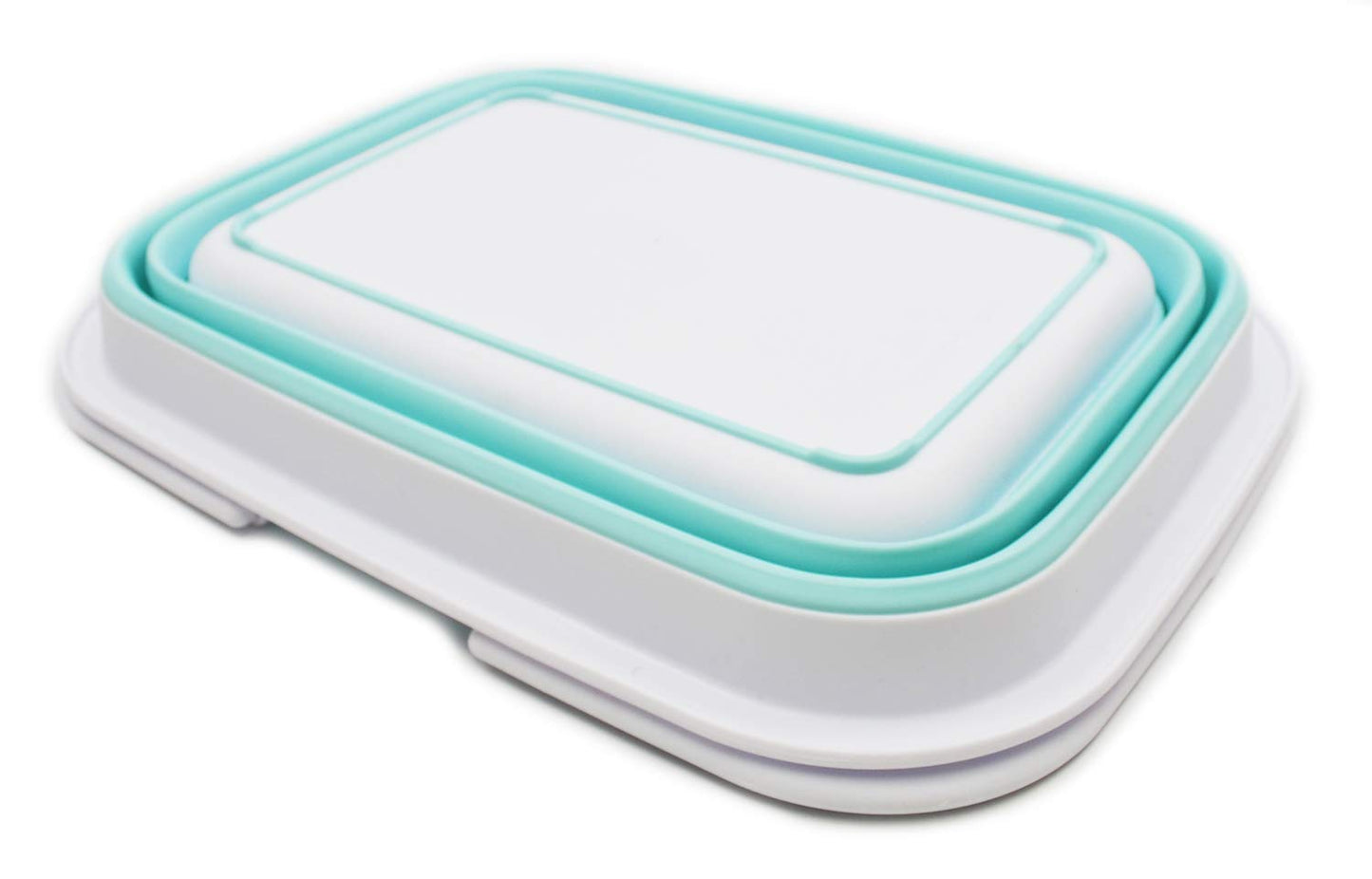 SAMMART SAMMART 9.2L (2.37Gallon) Collapsible Tub with Handle - Portable Outdoor Picnic Basket/Crater - Foldable Shopping Bag - Space Saving Storage Container